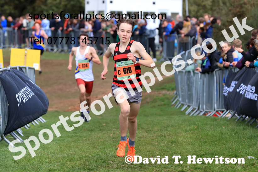 Mens Under-17s 2025 National Cross Country Relays, Berry Hill Park, Mansfield. Photo: David T. Hewitson/Sports for All Pics
